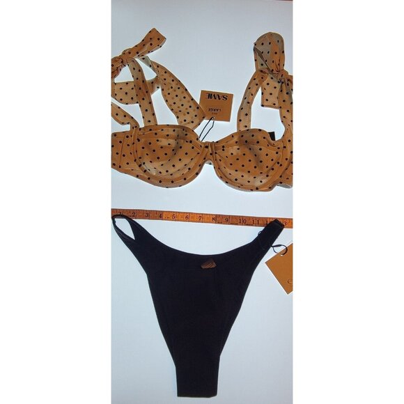SAME LOS ANGELES 2 PC BIKINY WOMENS UNDERWIRE LARGE - Picture 4 of 11